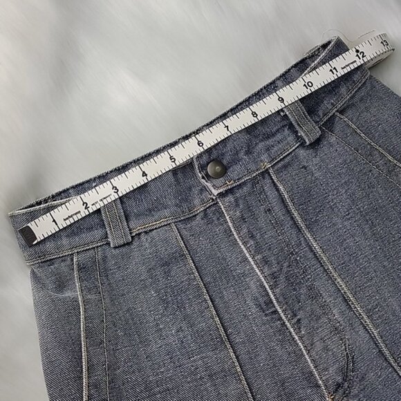 GUESS | GEORGES MARCIANO 80s RARE High Rise Snap Closure Patch Pocket Taper Jean - Picture 8 of 15